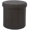 Image de Coffre Pouf Pliable - Home Deco Factory - Pills - Noir