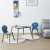 Image de Table et 2 Chaises - HOME DECO KIDS - Dino - Dinosaures - Ludique - Bleu