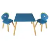 Image de Table et 2 chaises - home deco kids - dino - dinosaures - ludique - bleu
