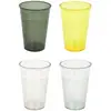 Image de Lot De 4 Gobelets Réutilisables "bain De Soleil" 20cl Vert & Jaune