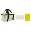 Image de Lunch Box - Cook Concept - Sac Fraîcheur - Pain De Glace - Jaune Et Vert