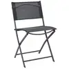 Image de Lot de 4 chaises - home deco factory - elba - pliante - modernes - grises