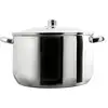 Image de Faitout - Cook Concept - 10 L - Métal - Argent - Couvercle En Verre