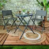 Image de Table - Home Deco Factory - Elba - Pliable - Grise
