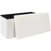 Image de Banc - home deco factory - pliable - côtelé - gris