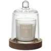 Image de Bougie - HOME DECO FACTORY - Softness - Parfumée - Sous cloche - Multicolore