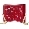Image de Bougie - Home Deco Factory - Calendrier De L'avent - Parfumée - Rouge