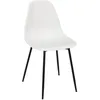 Image de Chaise - Home Deco Factory - Gustav - Design Épuré - Blanc
