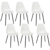 Image de Chaise - Home Deco Factory - Gustav - Design épuré - Blanc