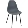 Image de Chaise - Home Deco Factory - Gustav - Design Épuré - Gris