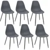 Image de Chaise - HOME DECO FACTORY - Gustav - Design Épuré - Gris
