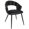 Image de Lot De 2 Chaises - Home Deco Factory - Sawyer - Chic - Noir