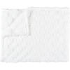 Image de Plaid - Home Deco Factory - Flanelle - Damier - Blanc Et Beige - 120 X 150 Cm