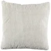 Image de Coussin - Home Deco Factory - Grosse Côtes - Flanelle - Blanc, Gris, Rouge
