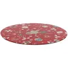 Image de Plateau Tournant - Home Deco Factory - Noël - Festif - Blanc Et Rouge - D28 Cm