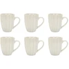 Image de Lot De 6 Mugs En Céramique "vlora" 30cl Beige