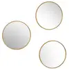 Image de Lot De 3 Miroirs - Home Deco Factory - Toronto - Dorés - 26 Cm