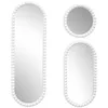 Image de Miroir - HOME DECO FACTORY - Corfu - Blanc - Set de trois miroirs
