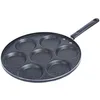 Image de Crêpière - Lily Cook - 7 Trous - Noir - 30 Cm