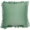 Image de Coussin - Home Deco Factory - Gaufré - Vert - 40 X 40 Cm