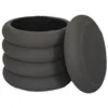 Image de Pouf - Home Deco Factory - Atome - Rangement - Gris