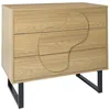 Image de Commode - Home Deco Factory - Calypso - Spacieuse - Moderne - Marron Et Noir