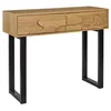 Image de Console - Home Deco Factory - Calypso - Contemporaine - Marron Et Noir