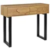 Image de Console - Home Deco Factory - Calypso - Contemporaine - Marron Et Noir