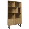 Image de Bibliothèque - Home Deco Factory - Calypso - Fonctionnelle - Marron Et Noir