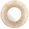 Image de Miroir Rond - Home Deco Factory - Marron - 50 Cm