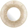 Image de Miroir Rond - Home Deco Factory - Marron - 50 Cm