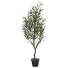 Image de Plante Artificielle - Home Deco Factory - Olivier - Réaliste - Vert