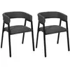Image de Lot de 2 fauteuils - home deco factory - atome - design - confort - gris
