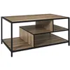 Image de Table Basse - Home Deco Factory - Edison - Indus - Marron Et Noir