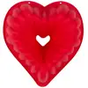 Image de Moule À Gâteau En Silicone "coeur" 22cm Rouge