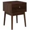 Image de Table de chevet - home deco factory - tiffany - bois foncé - marron