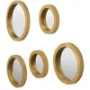 Image de Miroir Rond - Home Deco Factory - Doré
