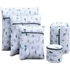 Image de 5 Filets à Linge Toutes Tailles (Sac de Lavage) spécialement conçus pour Vos Divers linges sensibles ou de qualité- NOVAGO