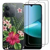 Image de Pour Xiaomi Redmi 15C 4G/5G et Poco C85 4G/5G - Coque Résistante avec Motif imprimé + 2 Films Protection écran Verre trempé - NOVAGO