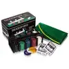 Image de Coffret Jeu Poker 200 Jetons Avec Tapis Et Cartes Jeu De Carte