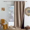 Image de Rideau thermique phonique et semi occultant KONFOR Beige 140x260 cm