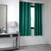Image de Rideau occultant uni 210gr/m2 Vert emeraude 140x280 cm