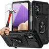 Image de Coque de Protection - PROSHOP - pour Samsung A32 5G - Verre trempé - Antichoc - Noir- 2 Verres Trempés