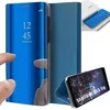 Image de Coque de protection rigide pour Samsung Galaxy A53 5G - BOOLING - Clear View Bleu - Fenêtre translucide avant