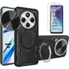 Image de Coque - E.F.CONNECTION - Pour Xiaomi Redmi 14C - Protection coulissante - Anneau support - 2 Verres Trempés