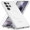 Image de Coque Hybrid PC pour Samsung Galaxy S25 Ultra Cercle Magnétique avec 2 Verres Trempés Intégral