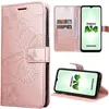 Image de Coque - BOOLING - pour Samsung Galaxy A14 4G-5G - Protection Anti-Rayures - Motif Papillon - Cuir Synthétique
