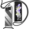Image de Coque - BOOLING - pour Samsung Galaxy Z Flip 4 - Transparente - Renforcée - Anti-Rayure - Cordon Noir