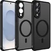 Image de Coque de protection - BOOLING - pour Samsung Galaxy S25 Edge - Noir - Anneau Magnétique - Protection Caméra
