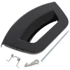 Image de Poignee de hublot noire c00287267 - Lave-linge Indesit - Poignees